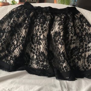 Lace Champagne Skirt - image 1